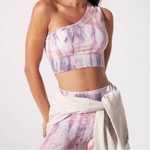 NWT! Avocado Tie Dye Mercury Sports Bra + Fire Legging Set